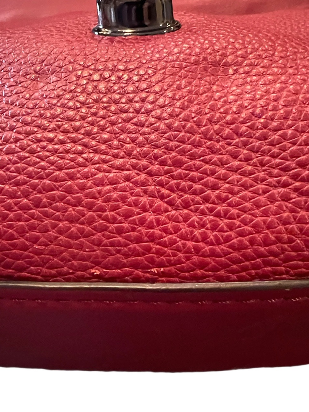 Coach Drifter Top-handle Satche! (Model 38388) Red Leather Purse Shoulder Bag - Picture 12 of 14